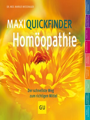 cover image of MaxiQuickfinder Homöopathie